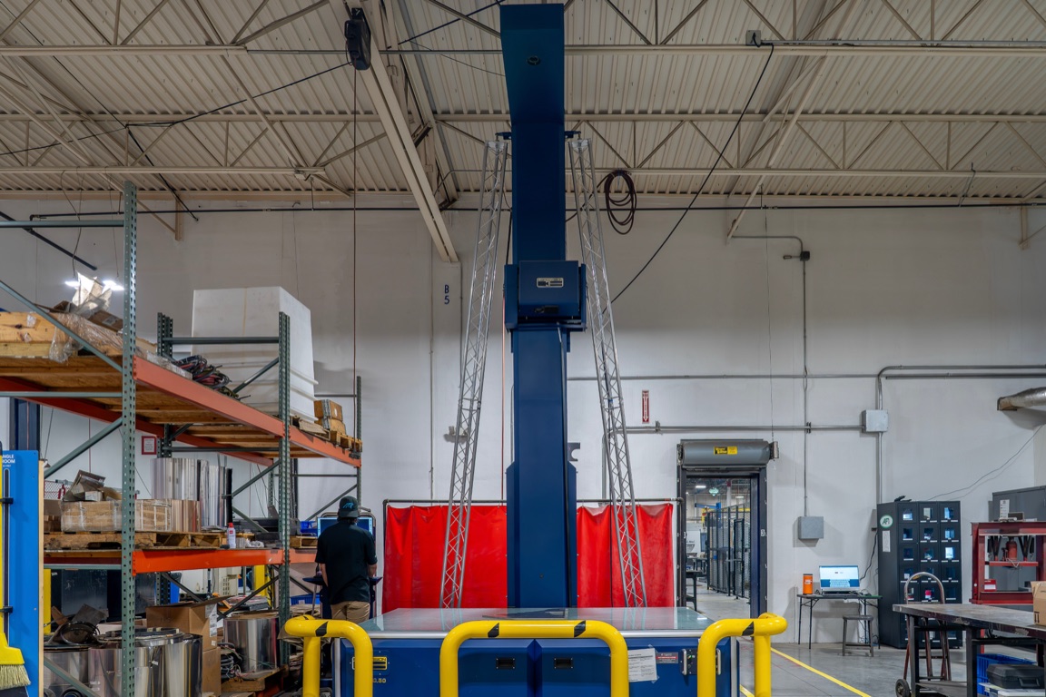 Precision inspection of a machined defense part